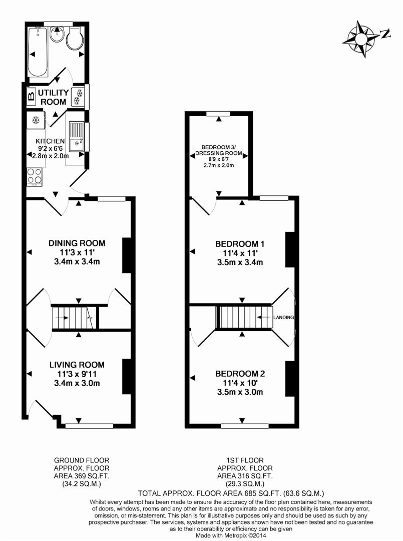 Floorplans For Wolseley Street, Reading