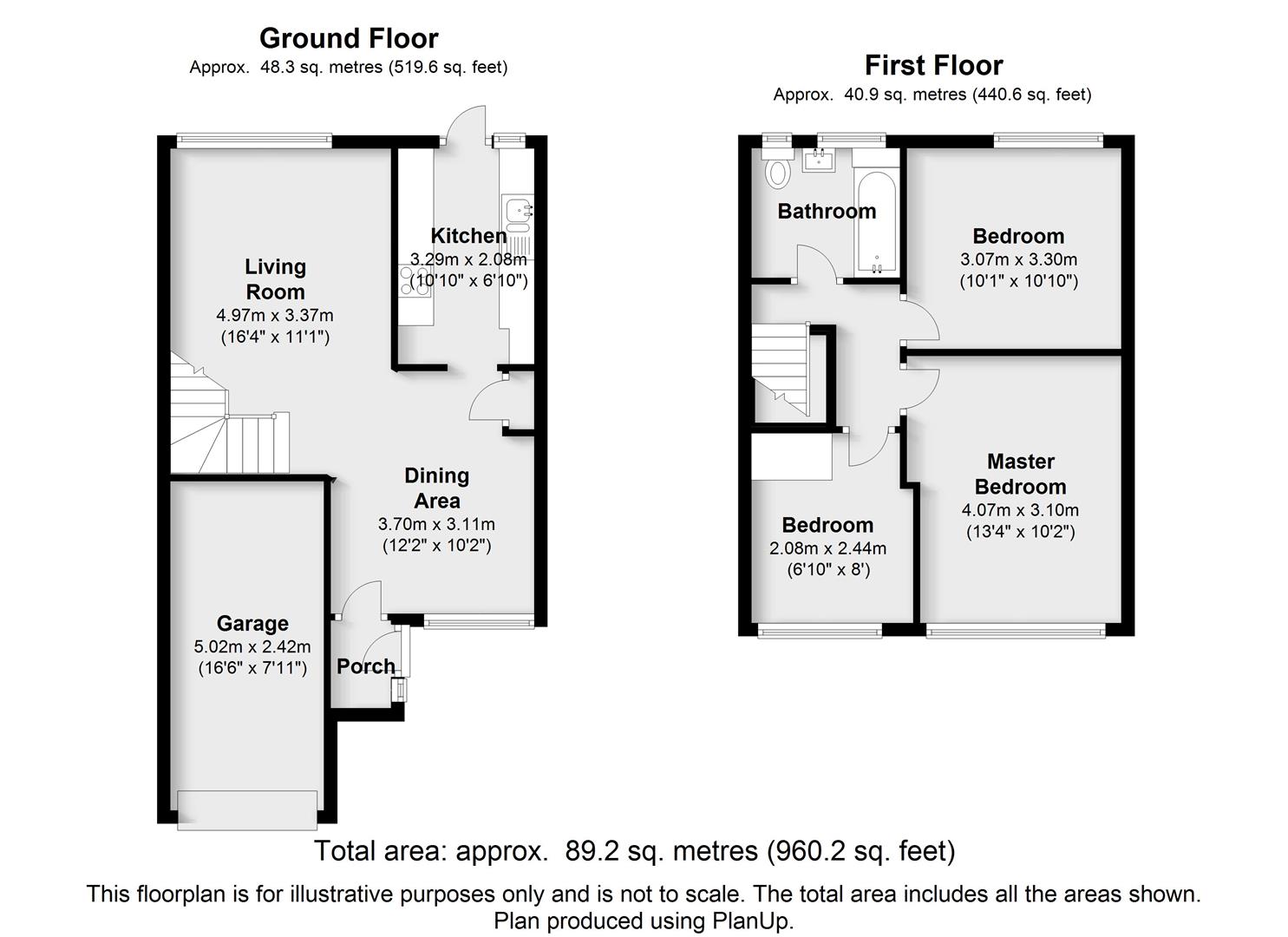 Floorplans For Hanwood Close, Woodley, Reading