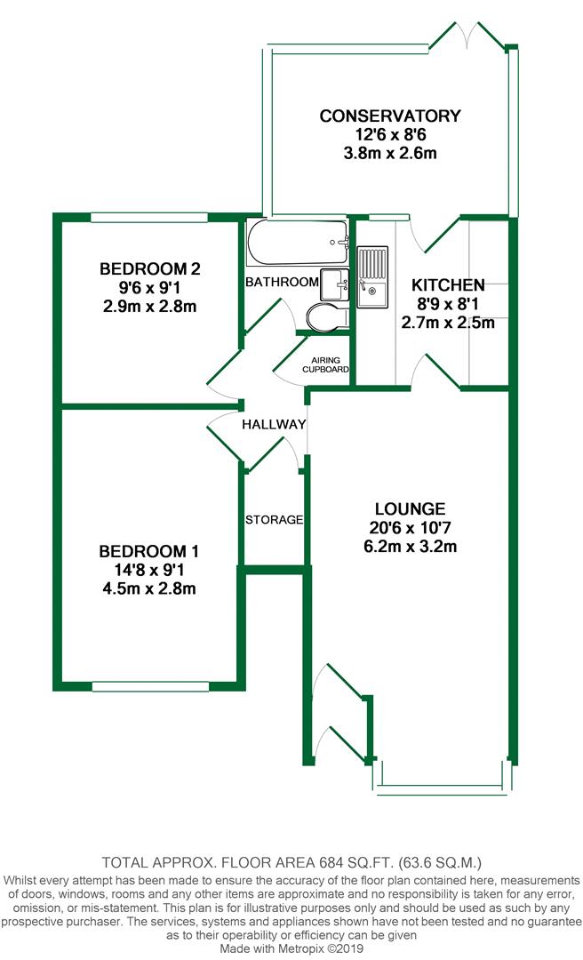 Floorplans For Lysander Close, Woodley, Reading