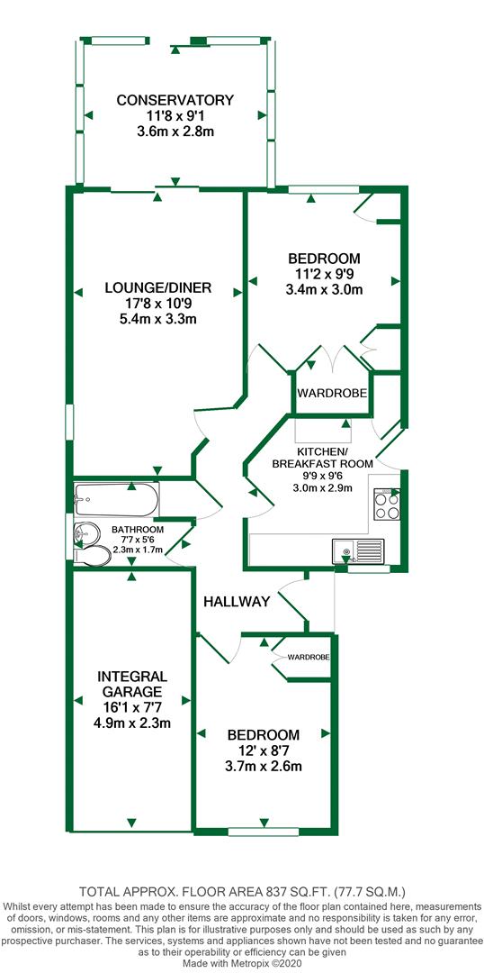 Floorplans For Milton Way, Ruscombe, Reading