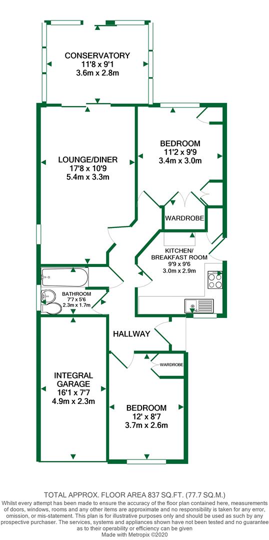 Floorplans For Milton Way, Ruscombe, Reading