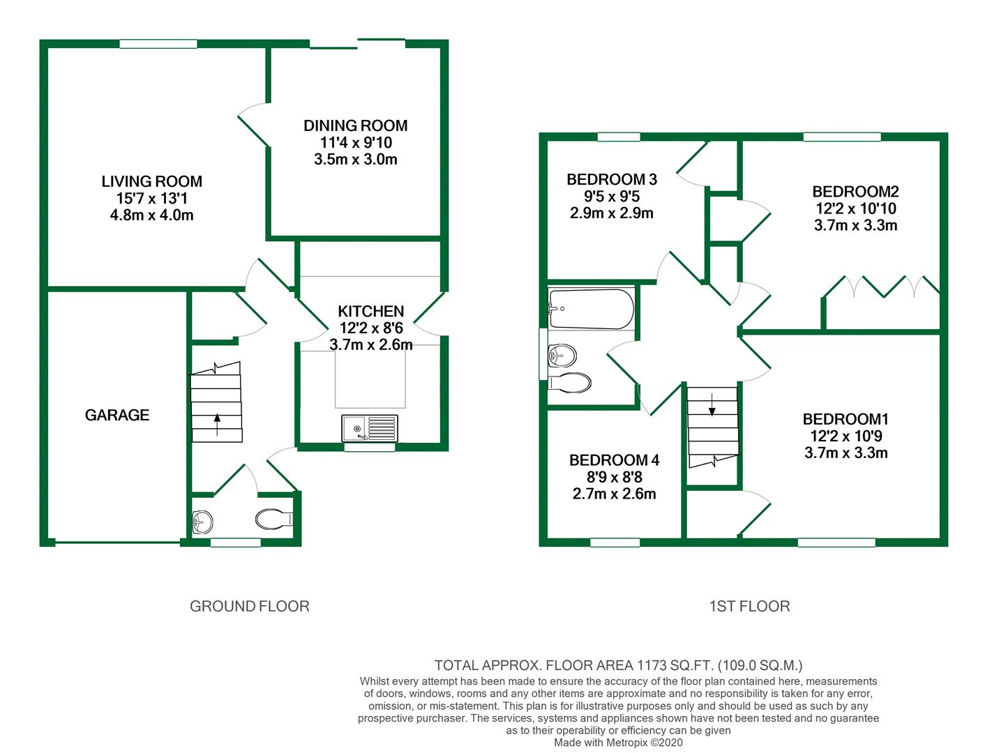 Floorplans For Wagtail Close, Twyford, Reading