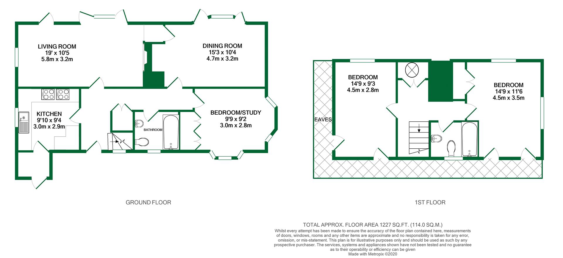 Floorplans For Pound Lane, Sonning, Reading