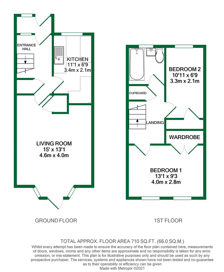 Floorplans For Hill Lands, Wargrave, Reading