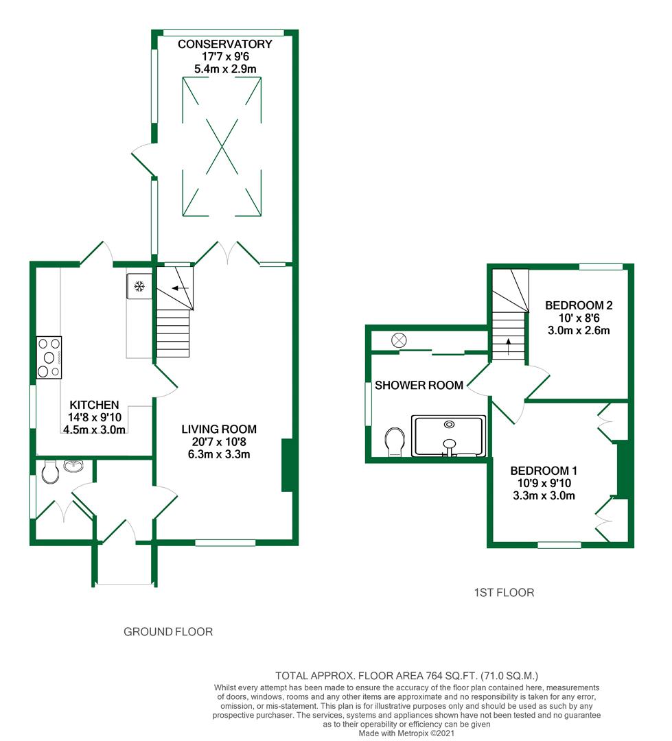 Floorplans For Keyersbridge cottages wokingham road, Hurst, Reading
