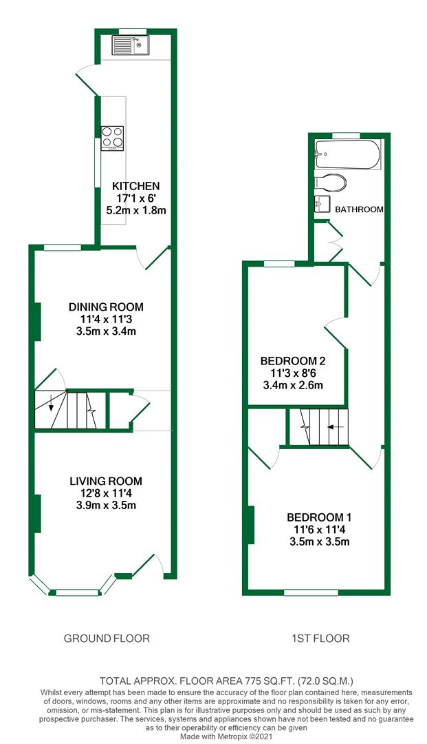 Floorplans For Ruscombe Road, Twyford, Reading