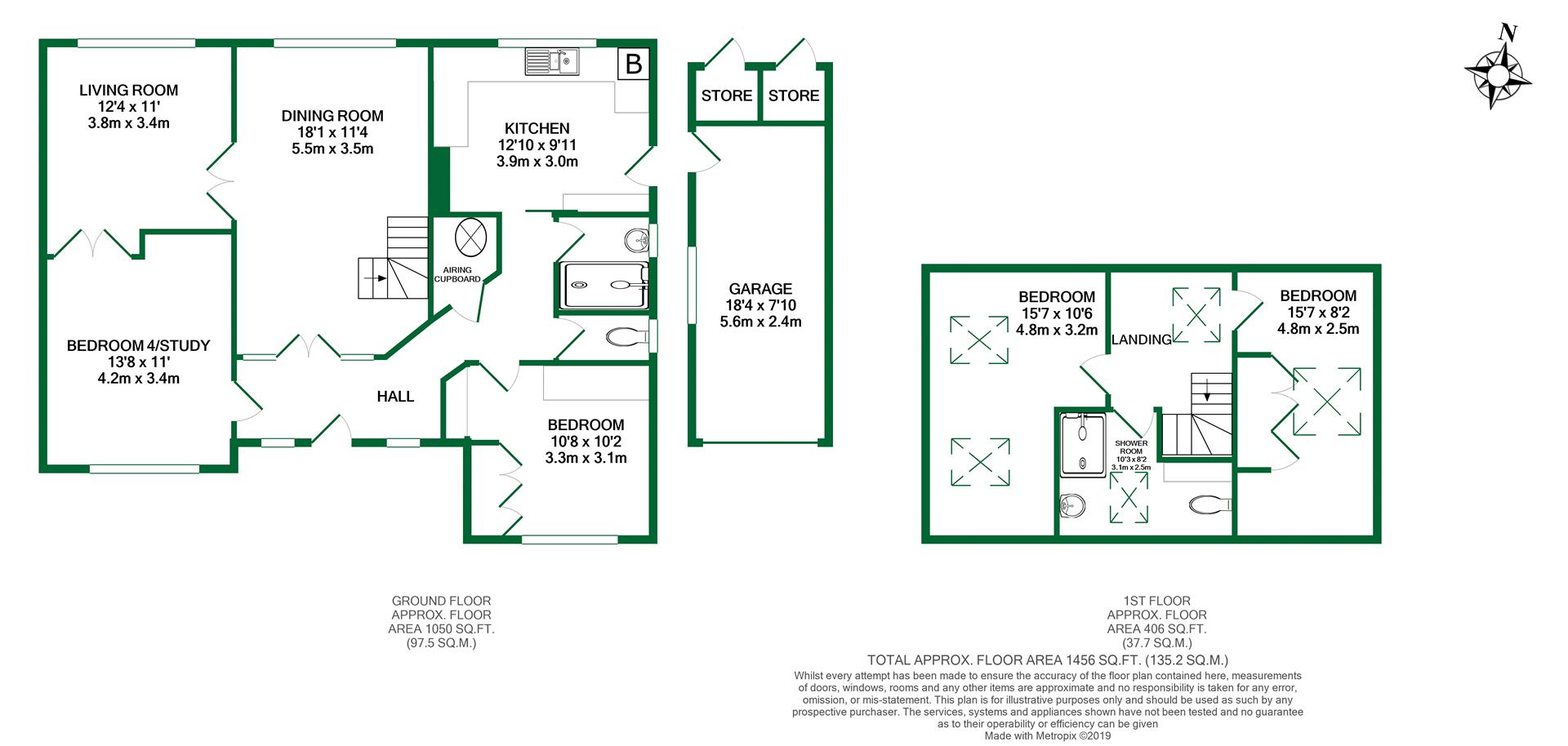 Floorplans For 11 Old Bath Road, Charvil, Reading