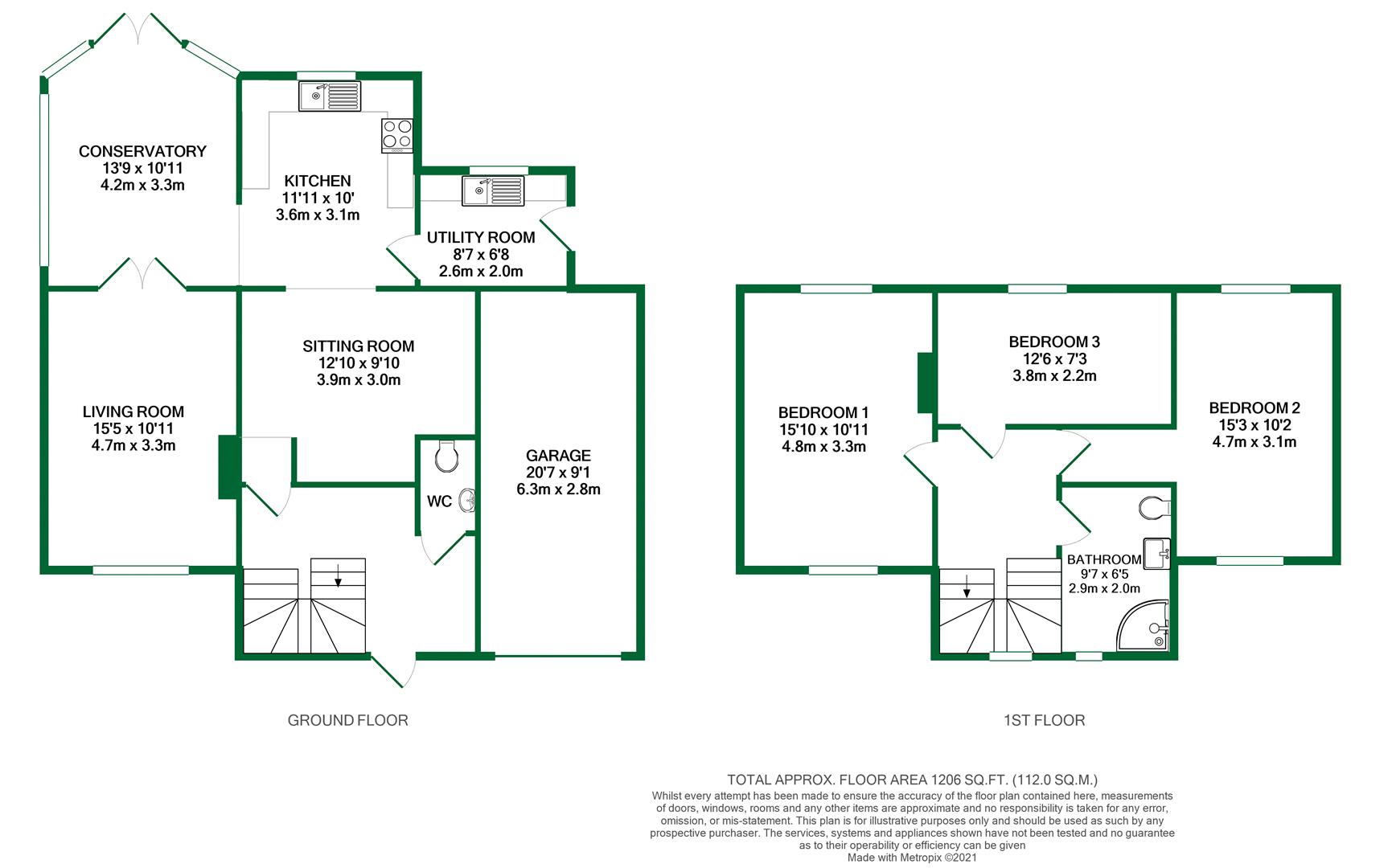 Floorplans For Choseley Road, Knowl Hill, Reading