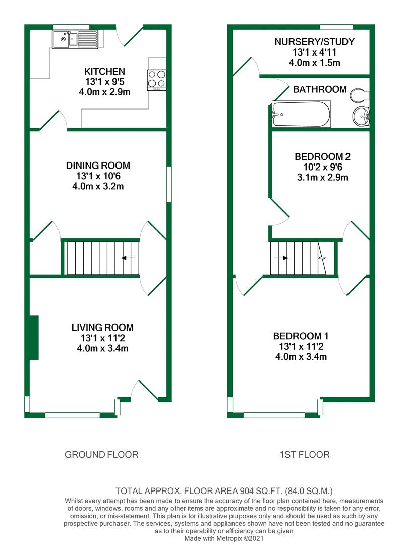 Floorplans For Lodge Road, Whistley Green, Reading