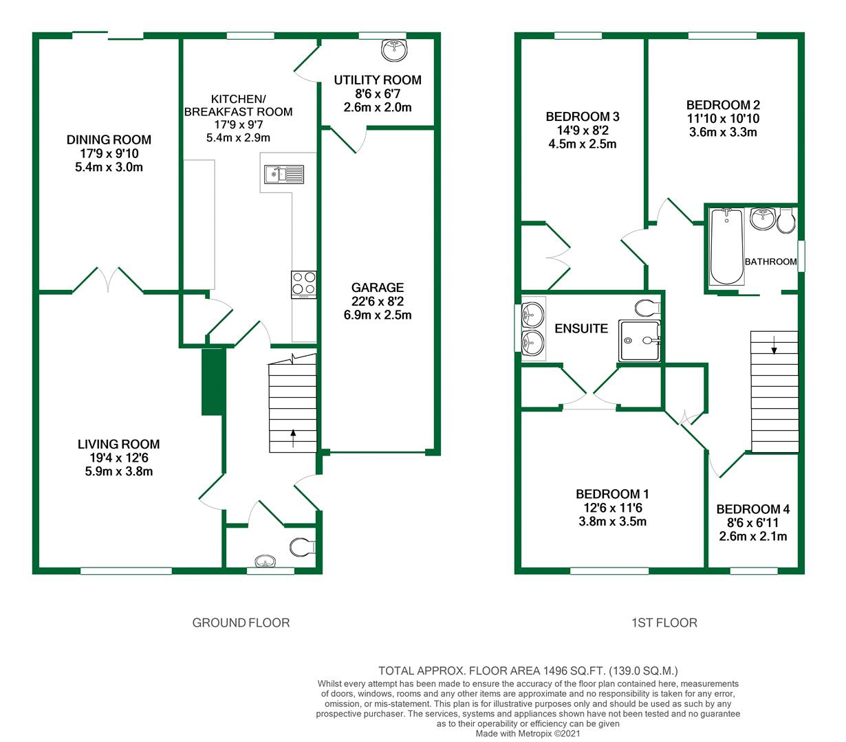 Floorplans For Lincoln Gardens, Twyford, Reading
