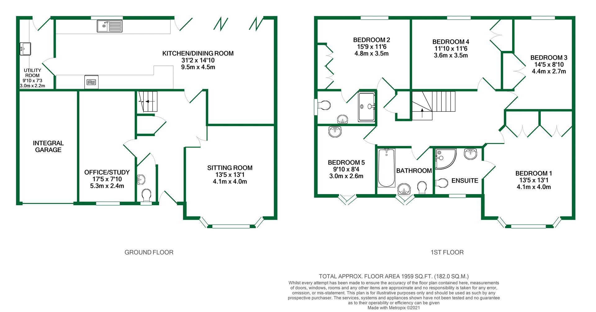 Floorplans For Maple Grove, Woodley, Reading