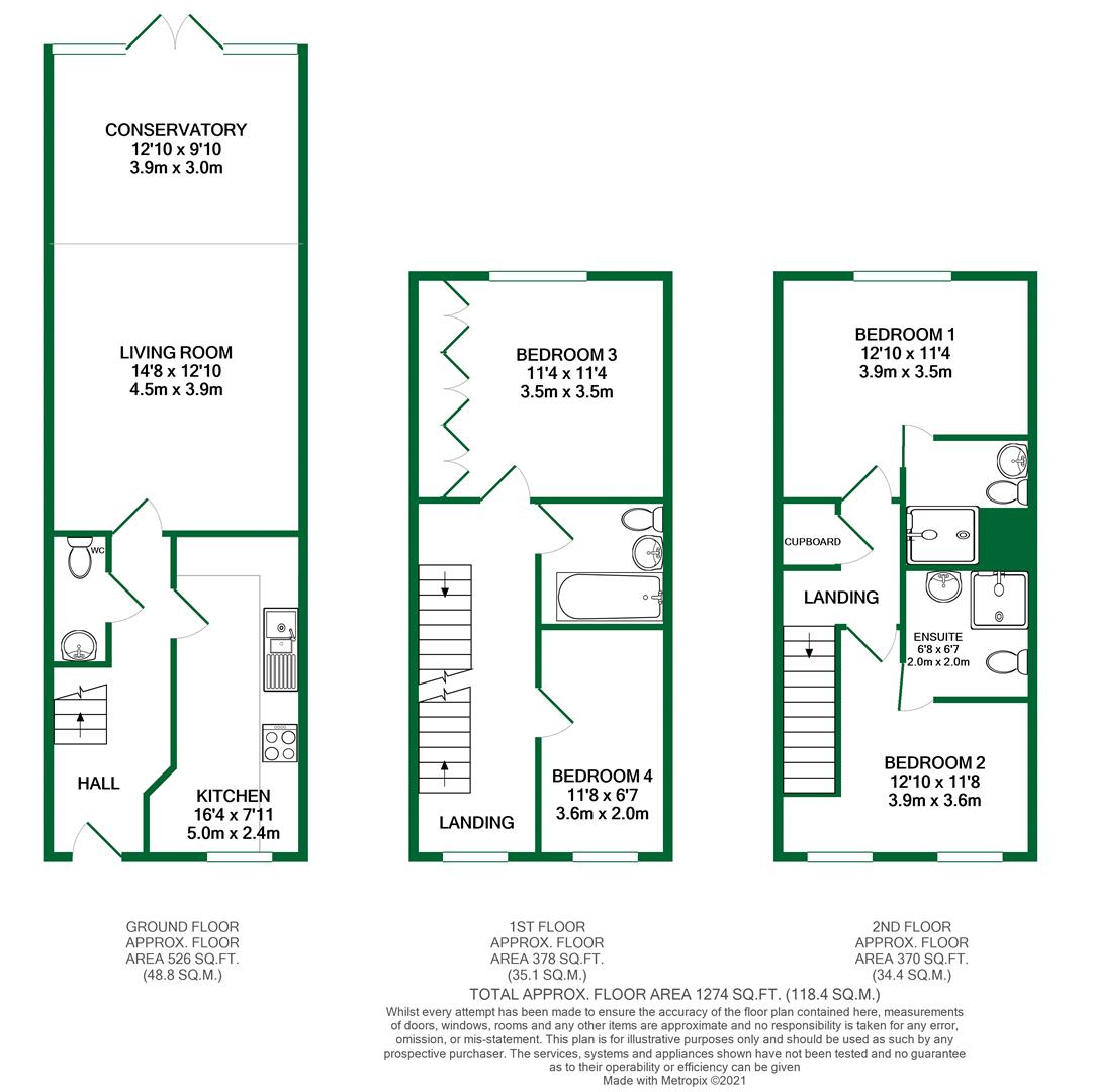 Floorplans For Forest Road, Woodley, Reading