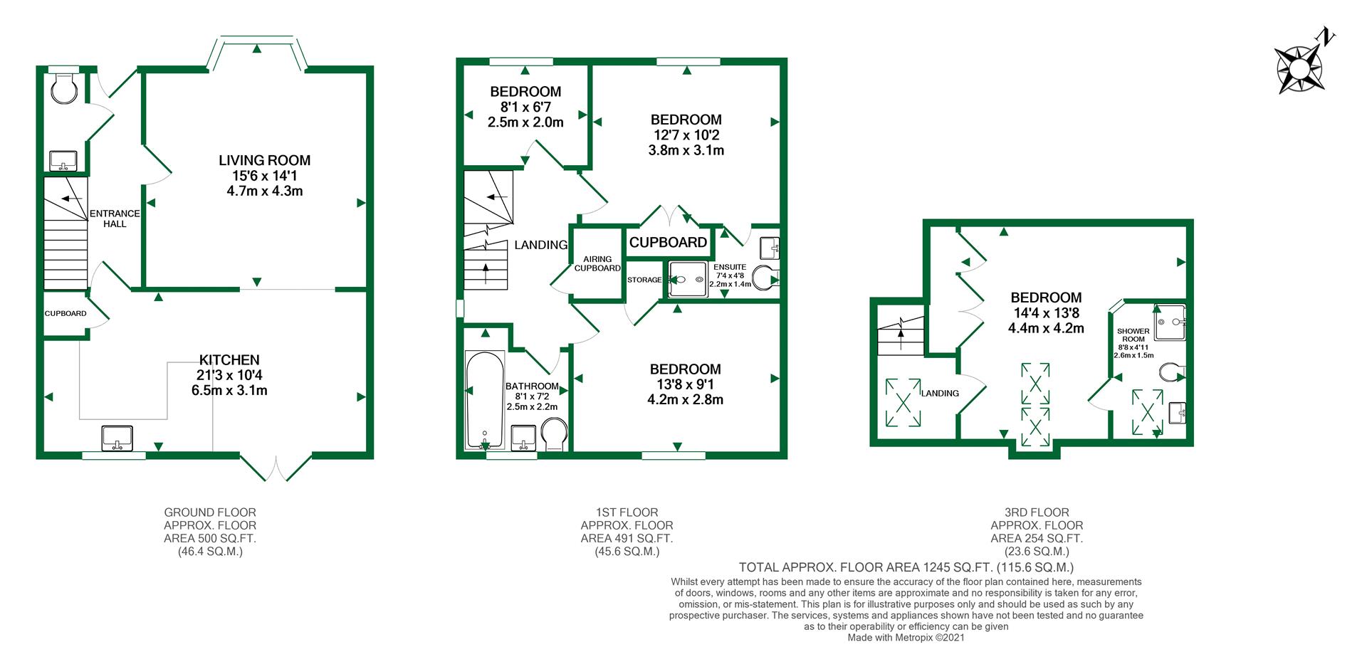 Floorplans For Tape Lane, Hurst, Reading