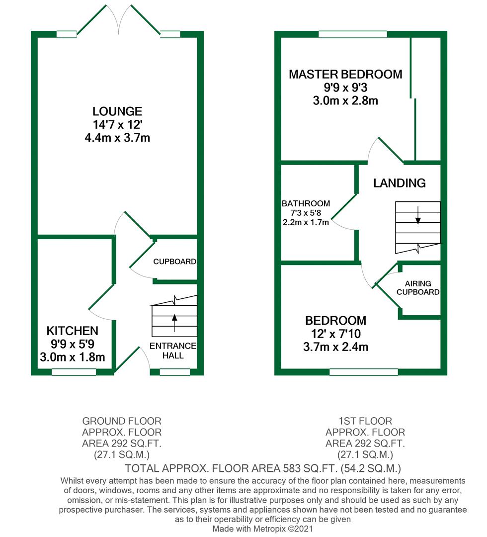 Floorplans For Coleridge Close, Twyford, Reading