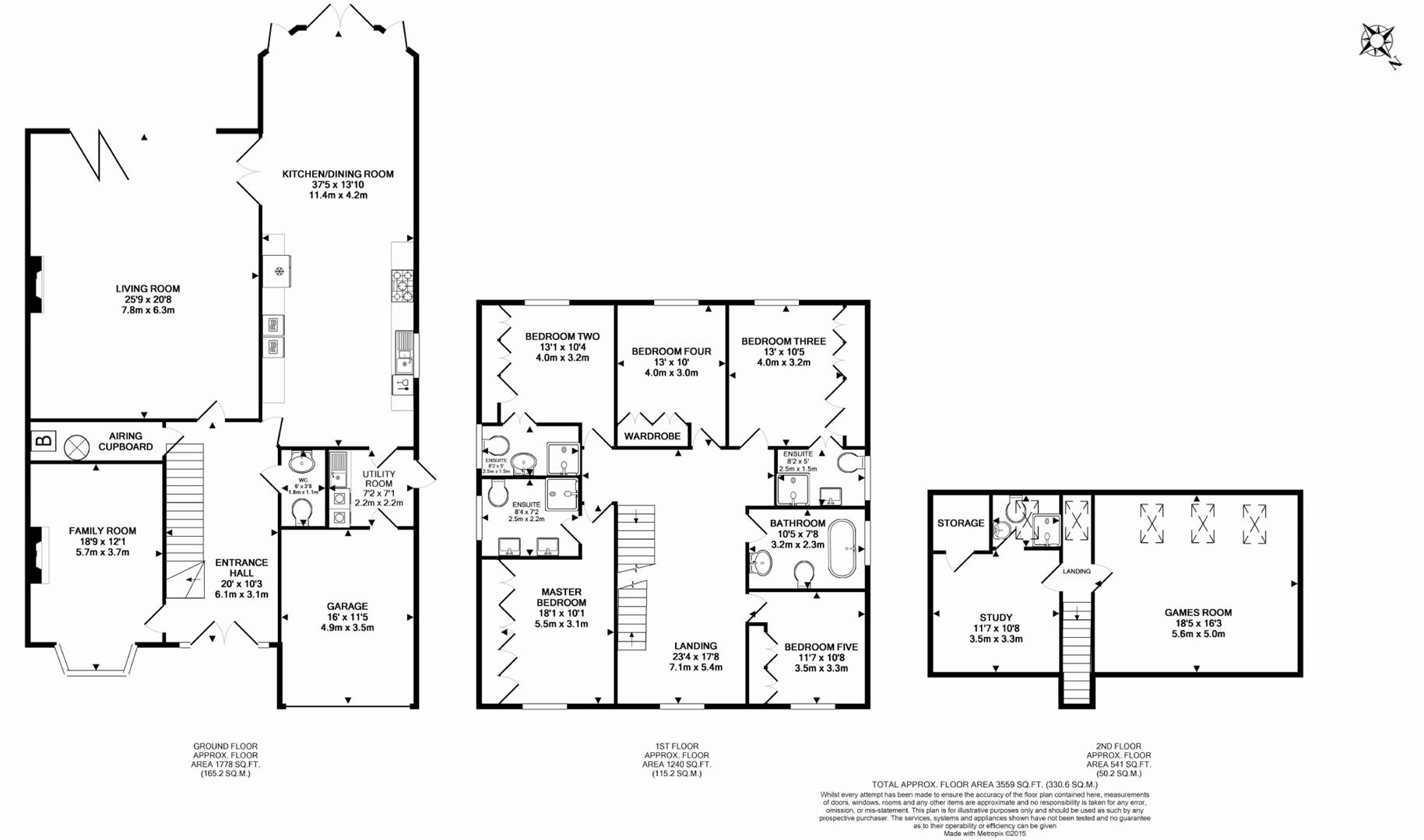 Floorplans For Park View Drive South, Charvil, Reading
