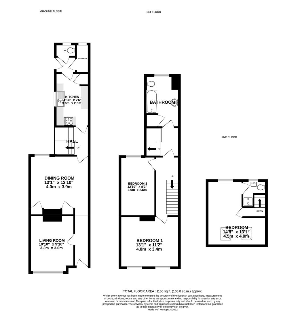 Floorplans For Victoria Road, Wargrave, Reading