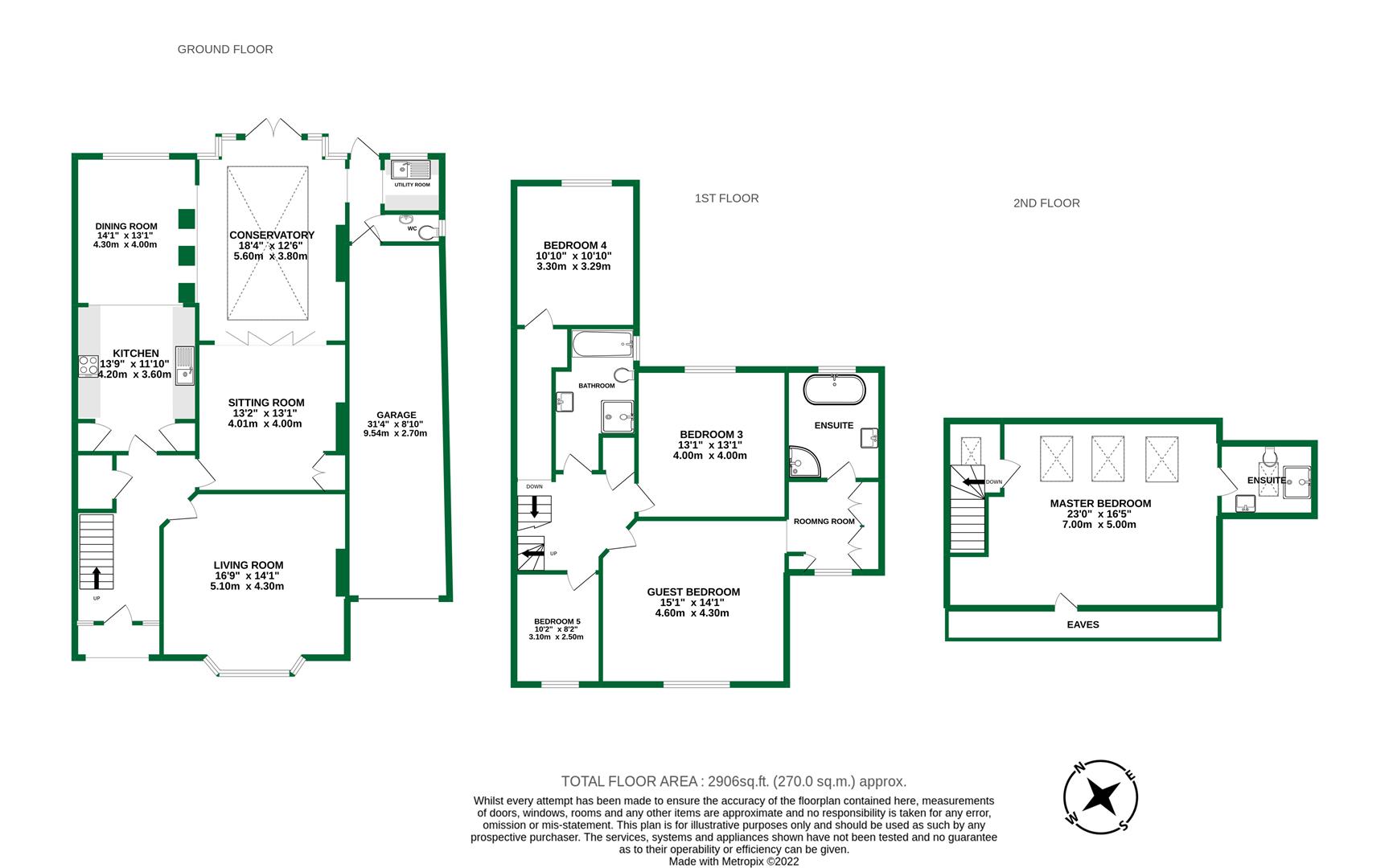 Floorplans For Albert Road, Caversham, Reading