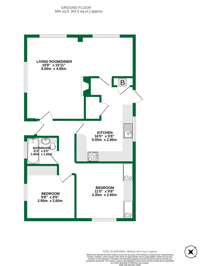 Floorplans For Nine Mile Ride, Finchampstead, Wokingham