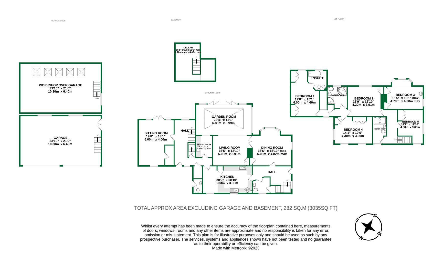 Floorplans For Stanlake Lane, Ruscombe, Reading