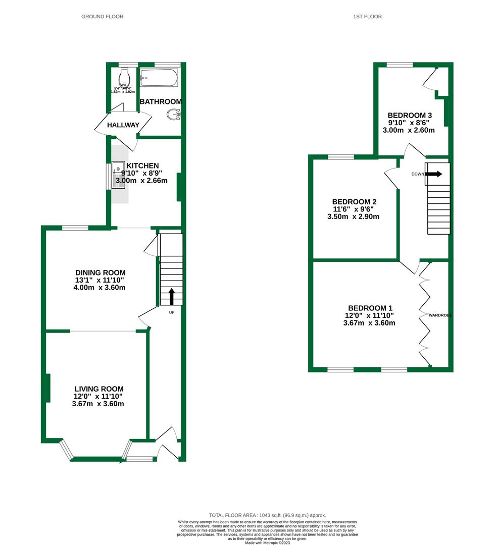 Floorplans For The Terrace , Knowl Hill, Reading