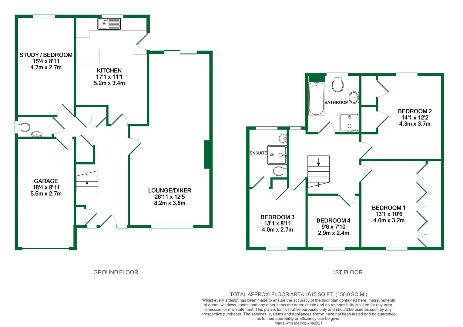 Floorplans For Strathmore Drive, Charvil, Reading