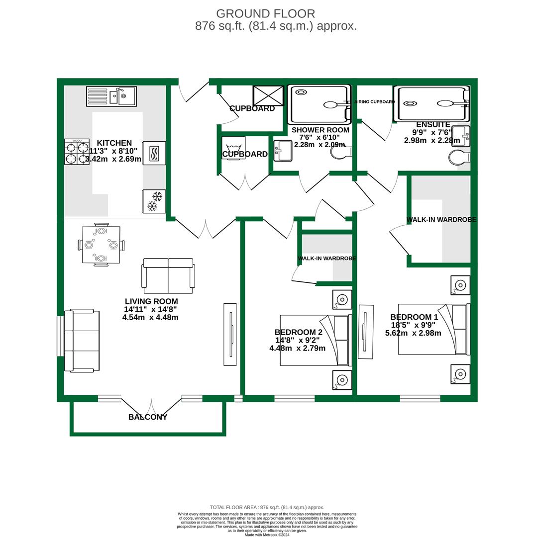 Floorplans For London Road, Ruscombe, Reading