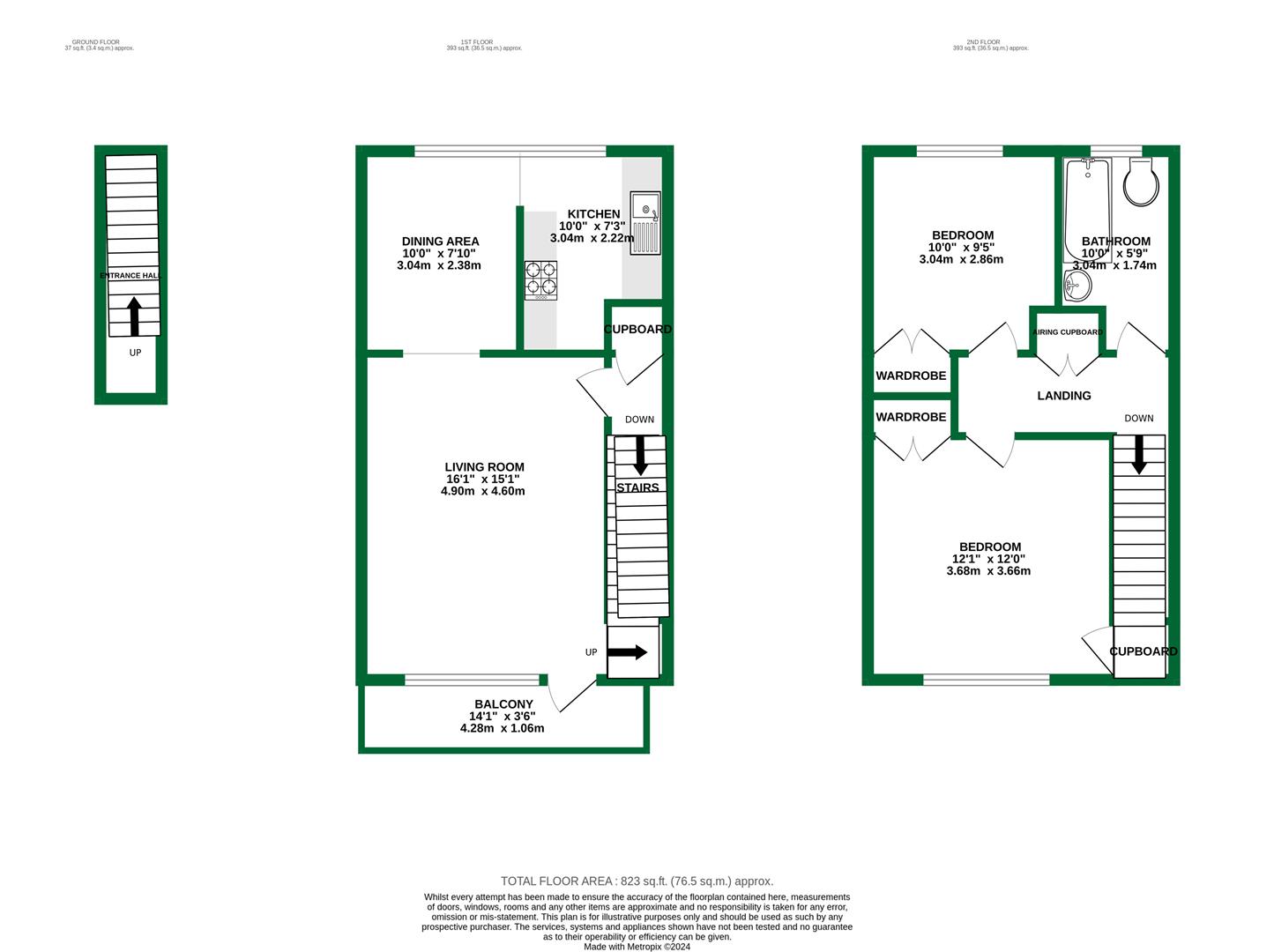 Floorplans For Waltham Road, Twyford, Reading