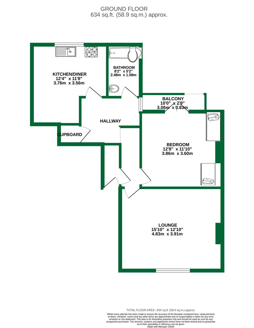 Floorplans For Coley Hill, Reading