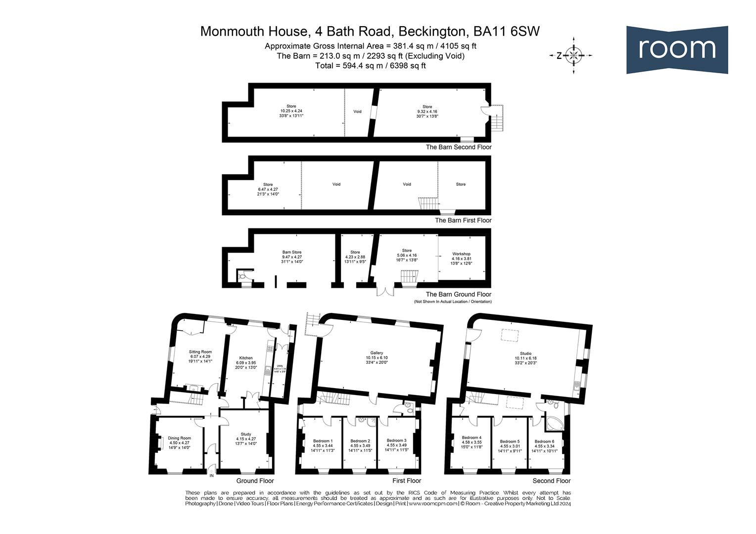 Floorplans For Bath Road, Beckington, Frome