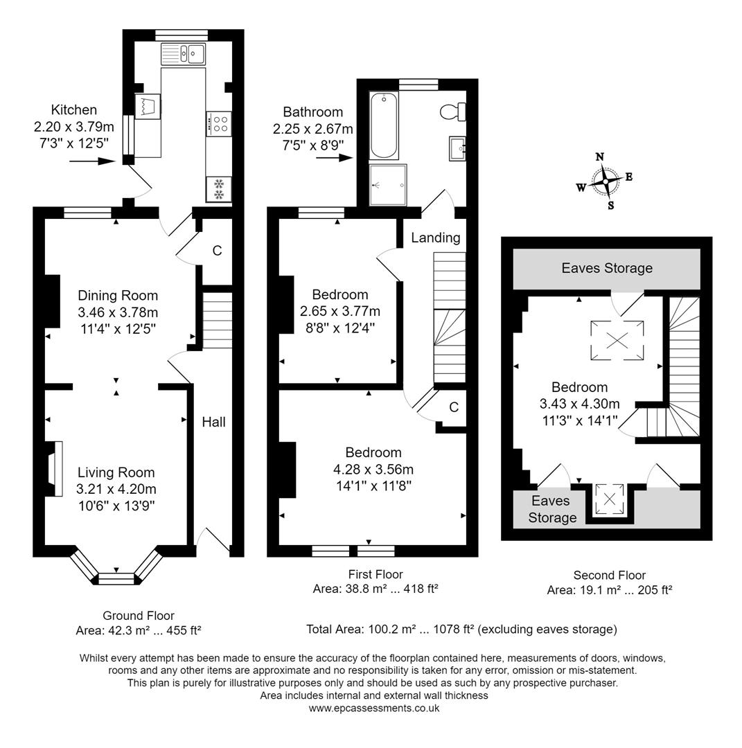 Floorplans For Lymore Avenue, Bath