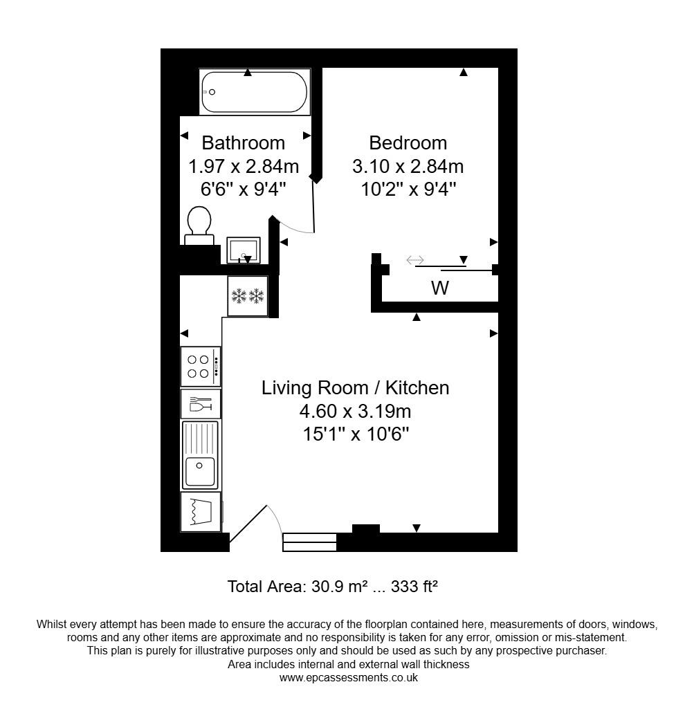 Floorplans For Victoria Bridge Road, Bath