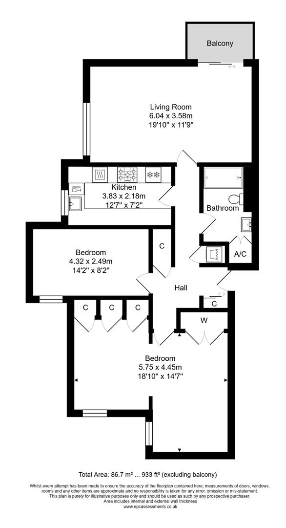 Floorplans For Lansdown Road, Bath