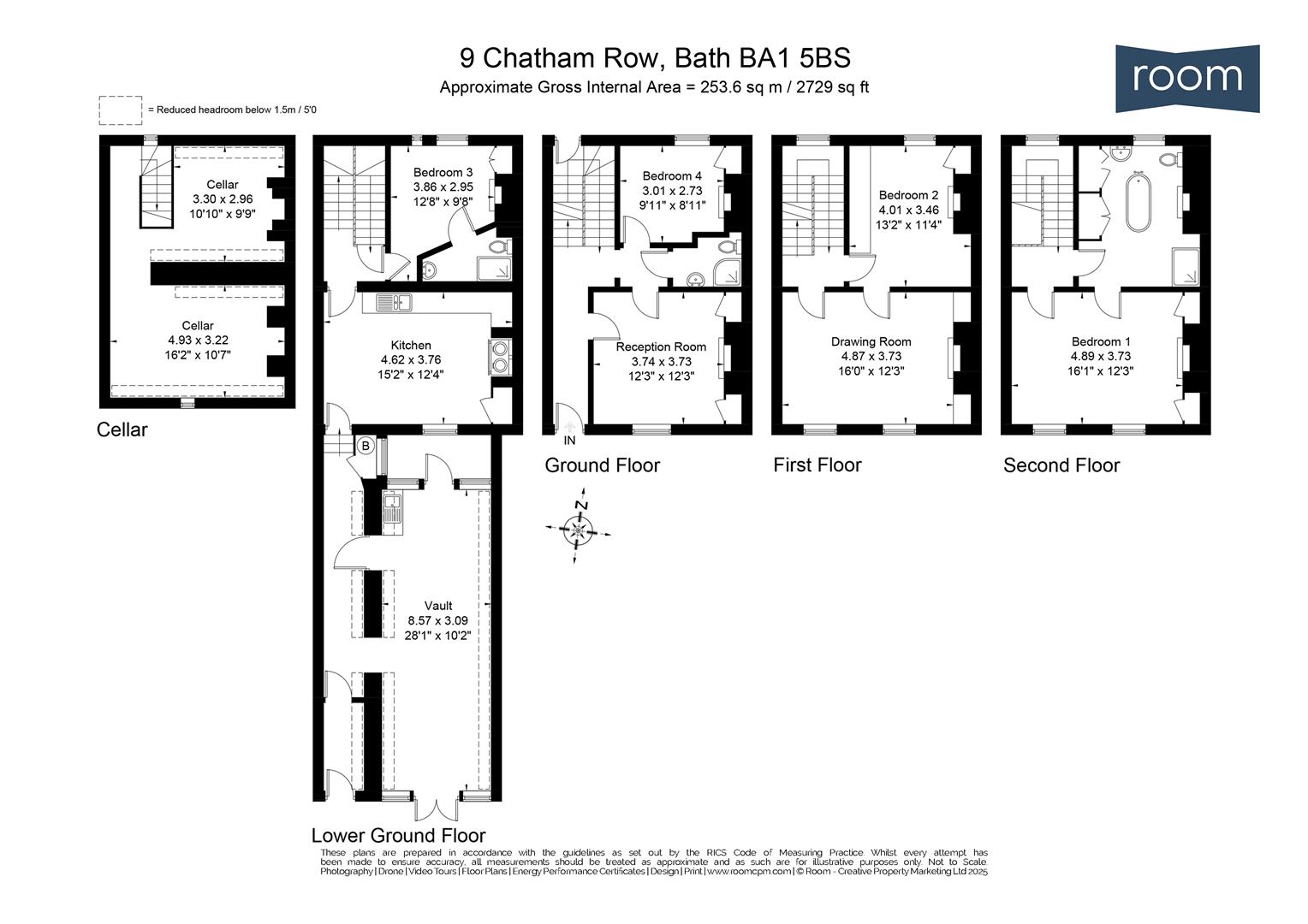 Floorplans For Chatham Row, Bath