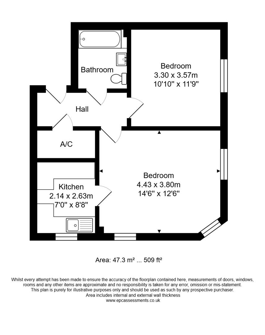 Floorplans For Salisbury Road, Bath