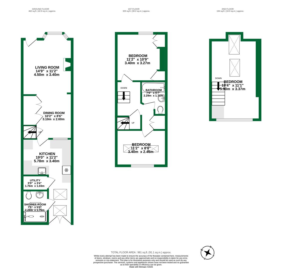 Floorplans For Victoria Road, Wargrave, Reading, Berkshire, RG10