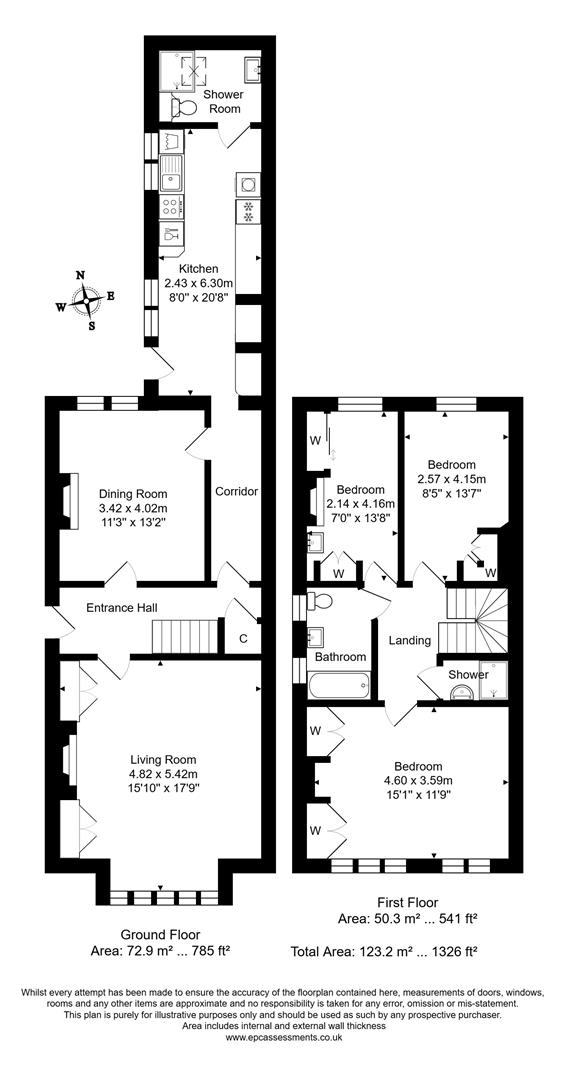 Floorplans For Crescent Gardens, Bath