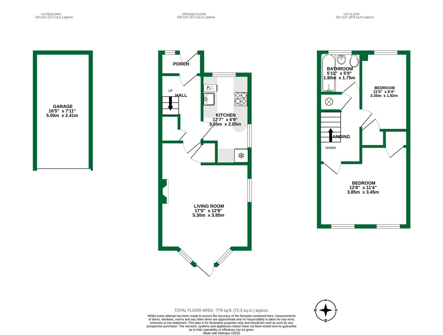 Floorplans For Hill Lands, Wargrave, Reading