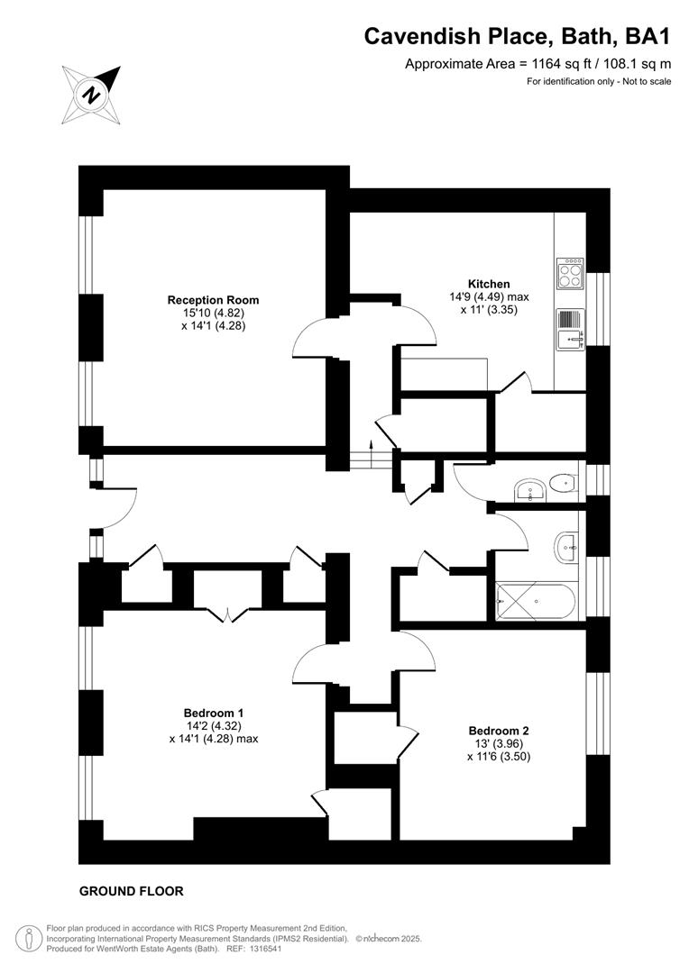 Floorplans For Cavendish Place, Bath
