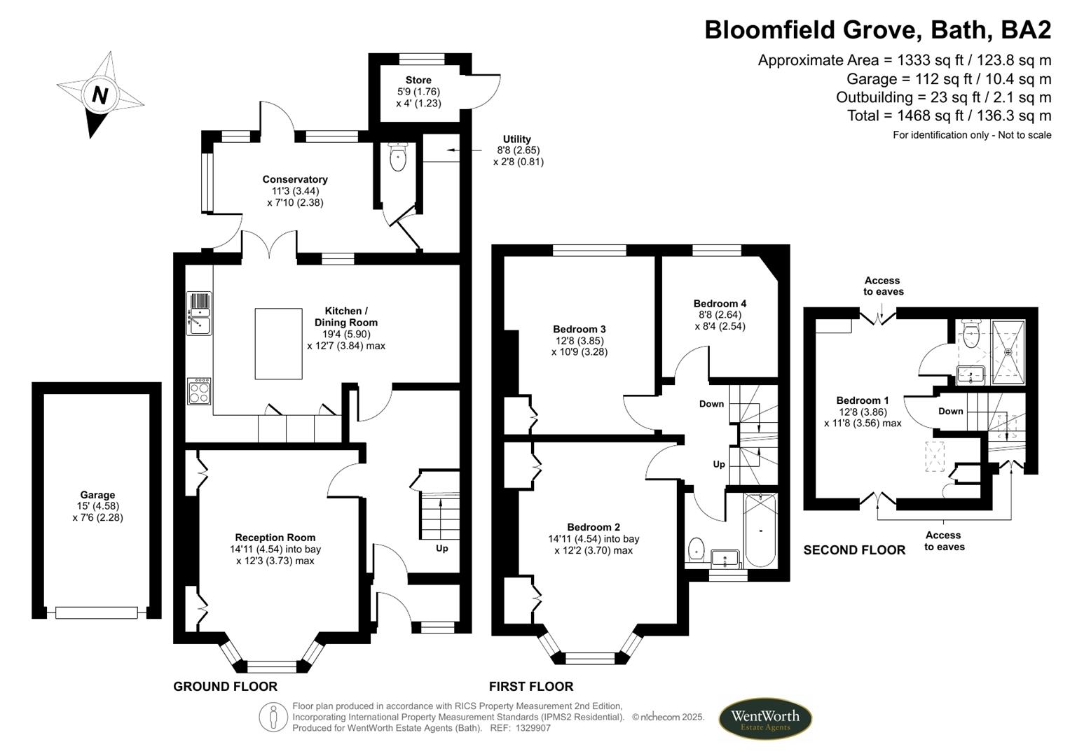 Floorplans For Bloomfield Grove, Bath