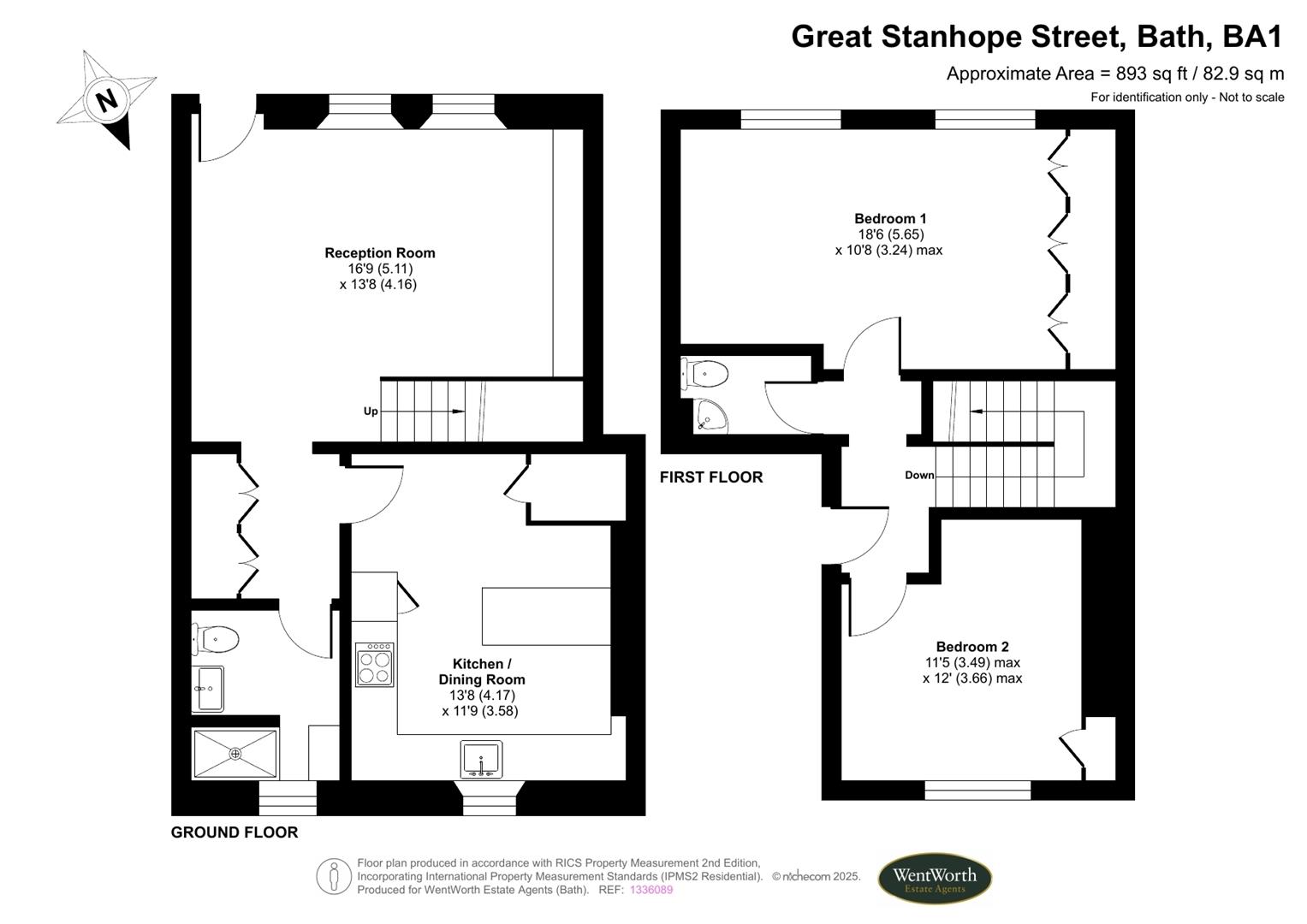 Floorplans For Great Stanhope Street, Bath