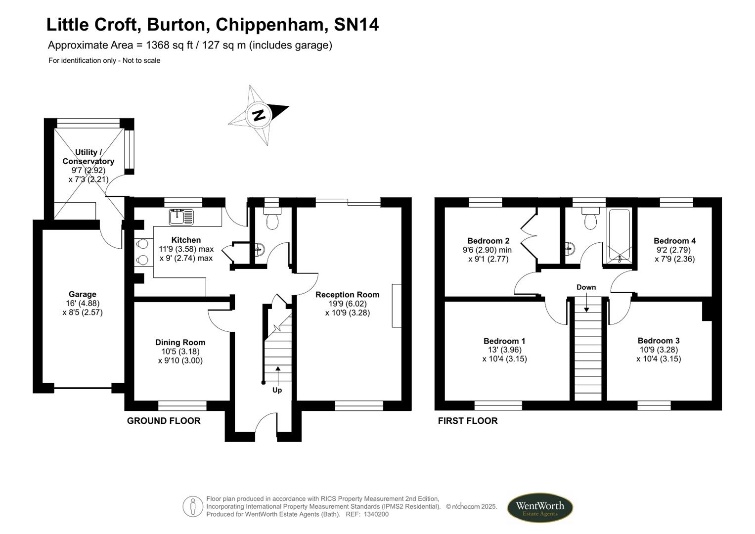 Floorplans For Fredericks Way, Burton, Chippenham