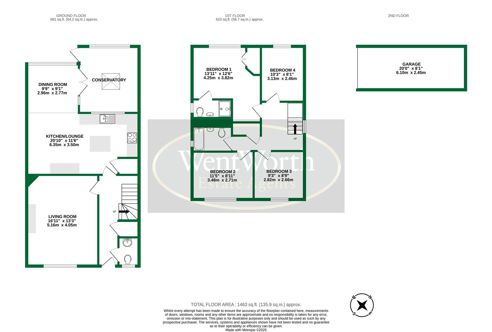 Floorplans For Lance Way, Arborfield Green, Reading, RG2