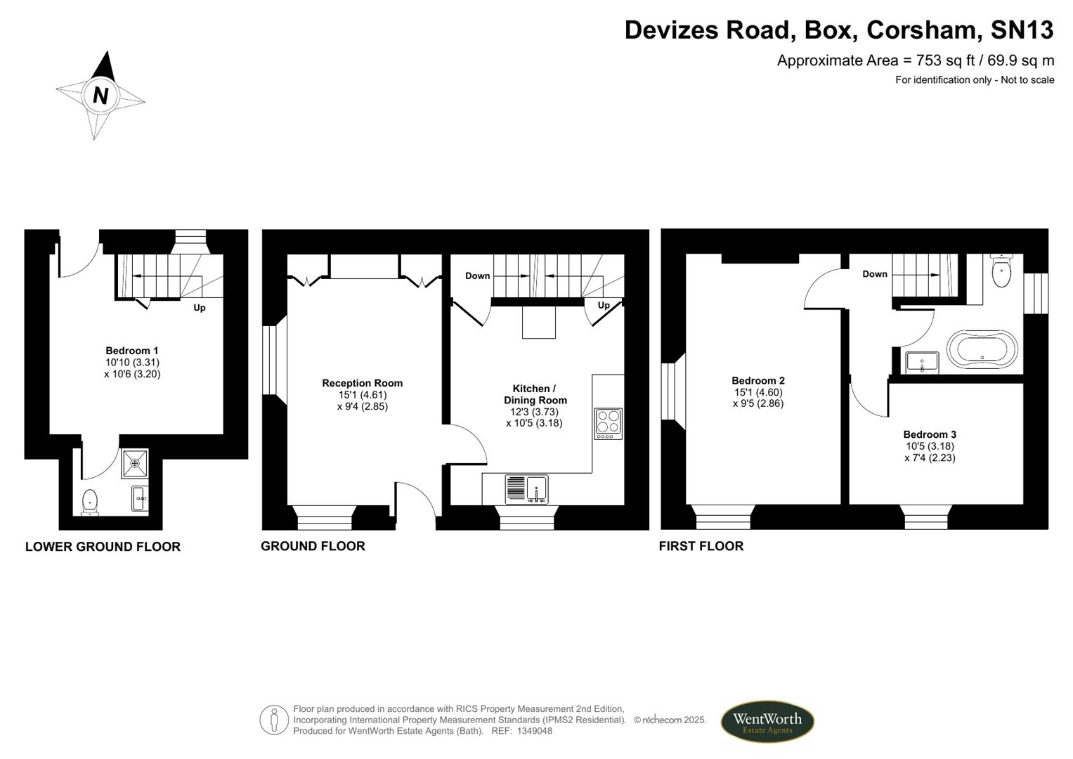 Floorplans For Devizes Road, Box, Corsham