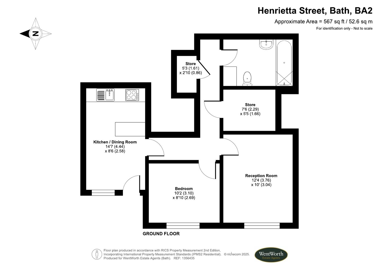 Floorplans For Henrietta Street, Bath