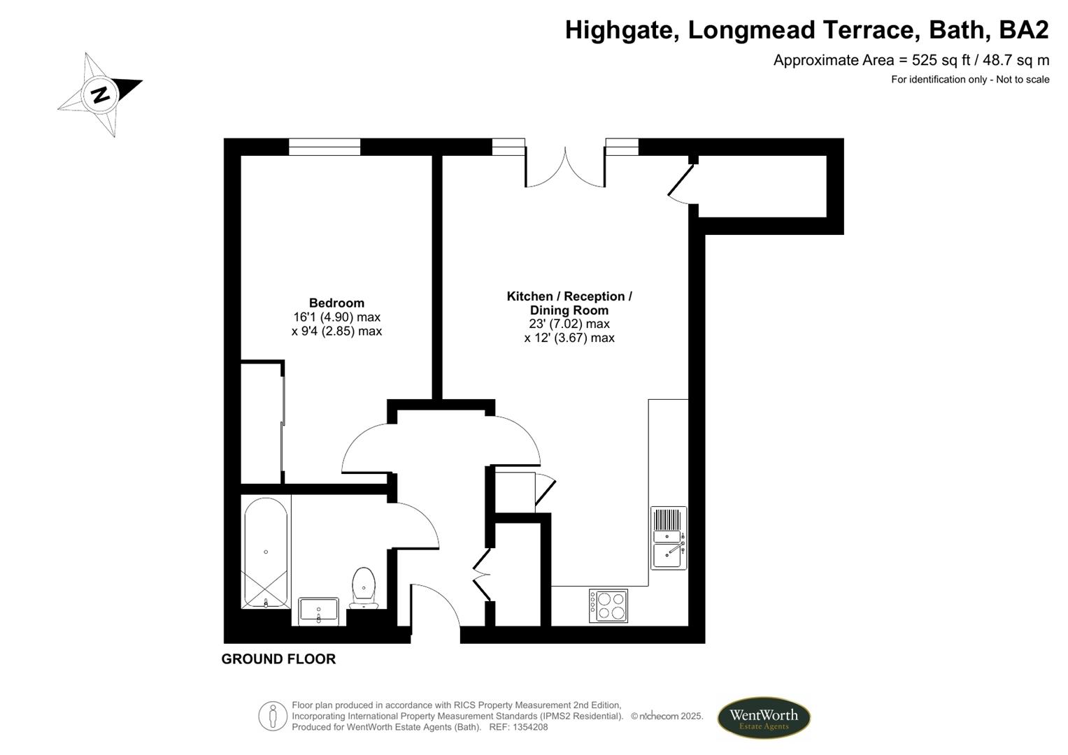 Floorplans For Longmead Terrace, Bath