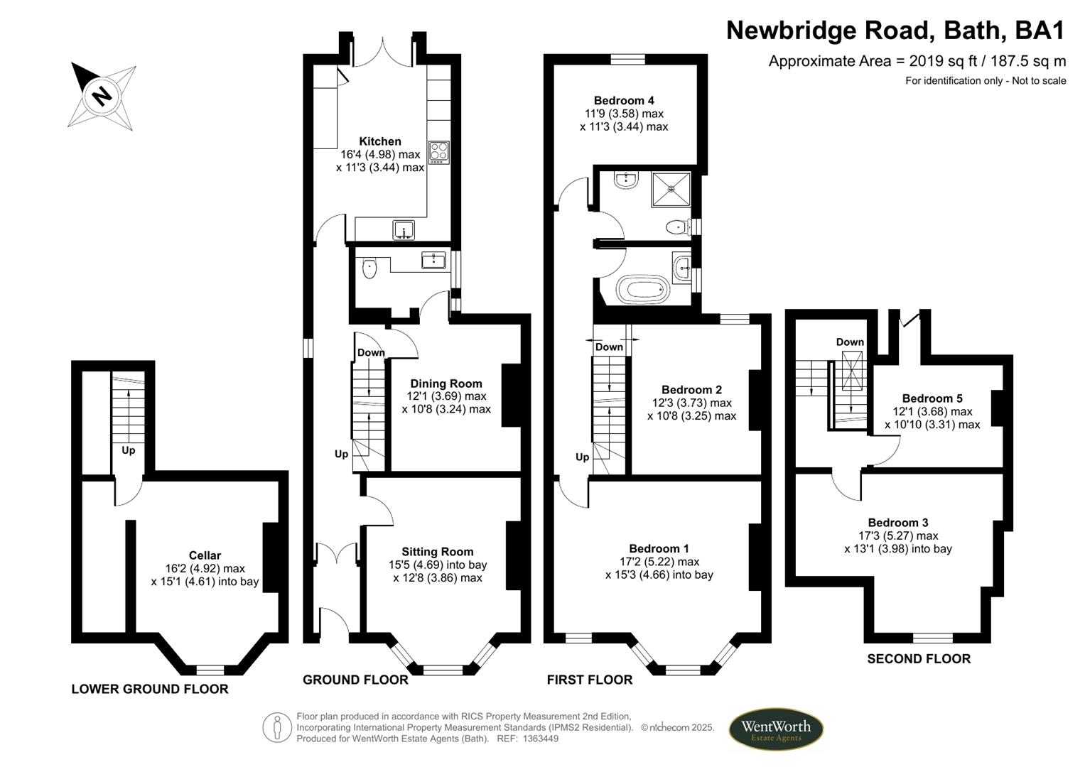 Floorplans For Newbridge Road, Bath
