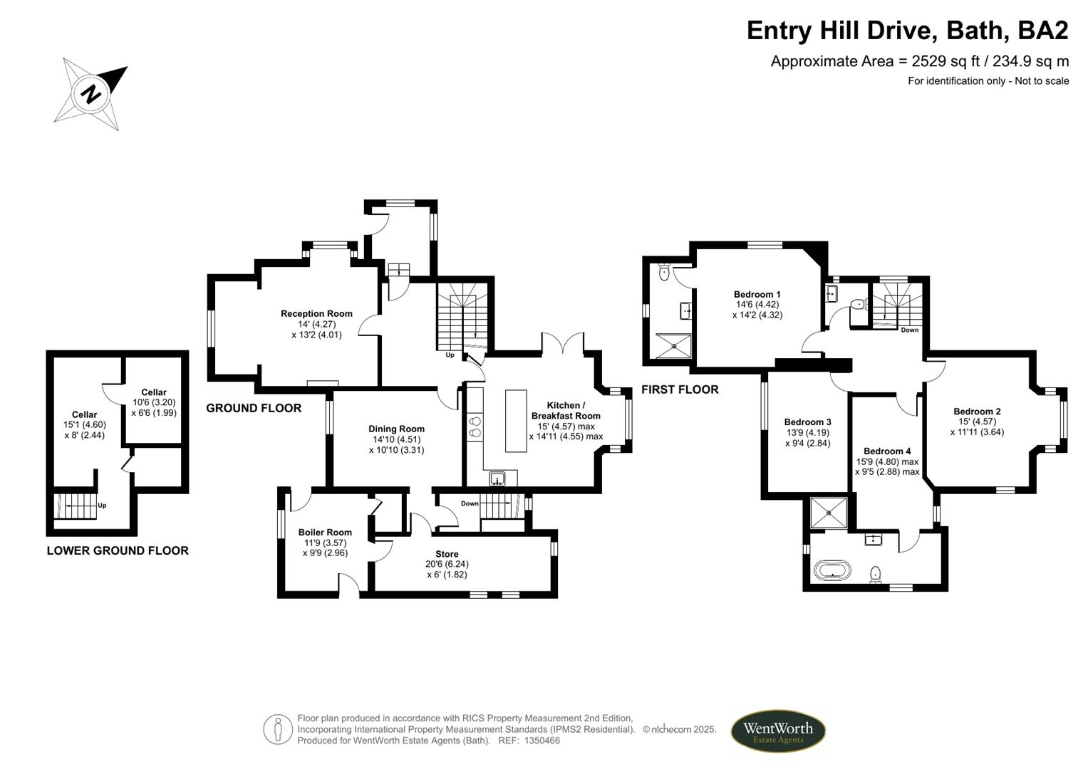 Floorplans For Entry Hill Drive, Bath