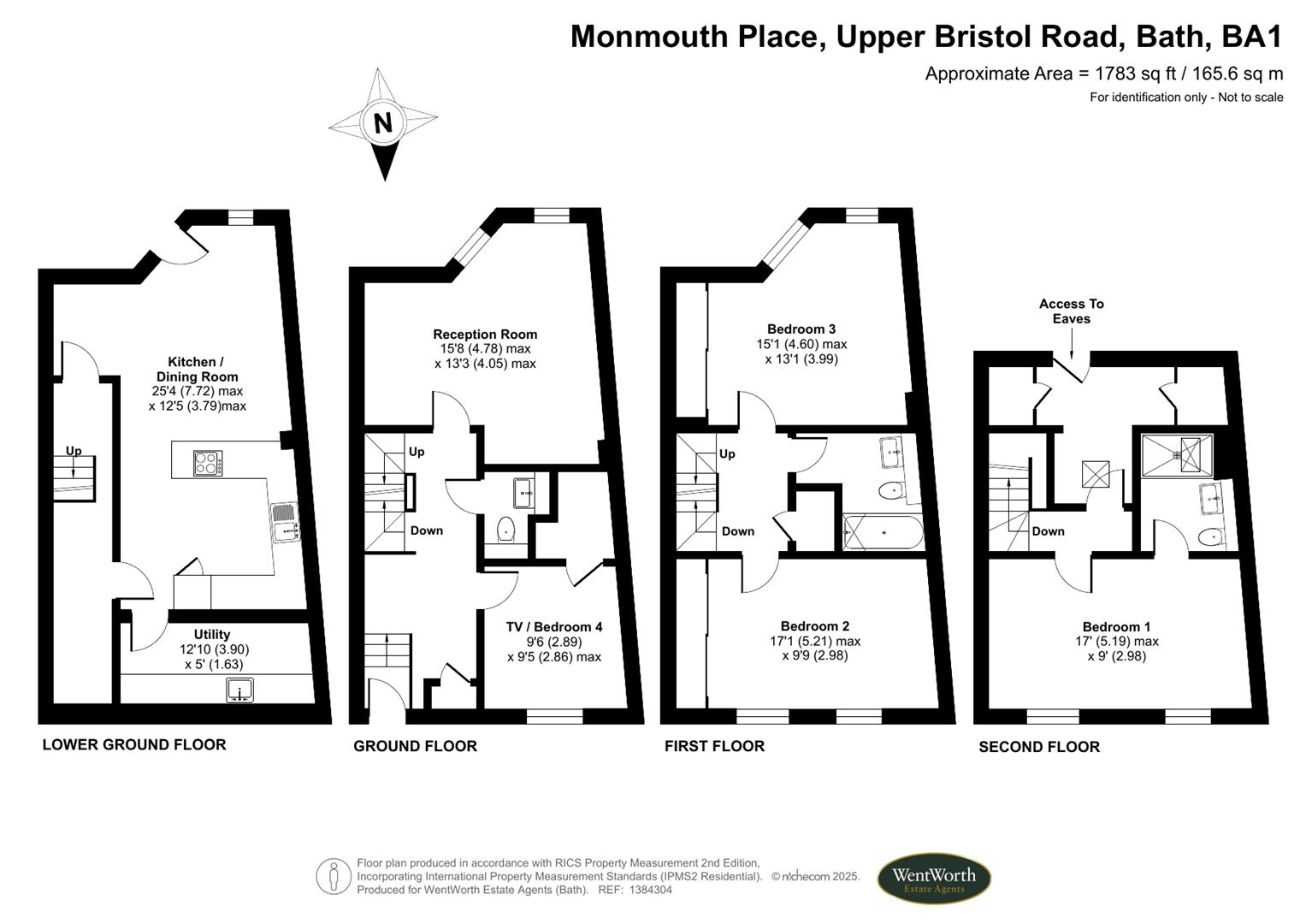 Floorplans For Upper Bristol Road, Bath