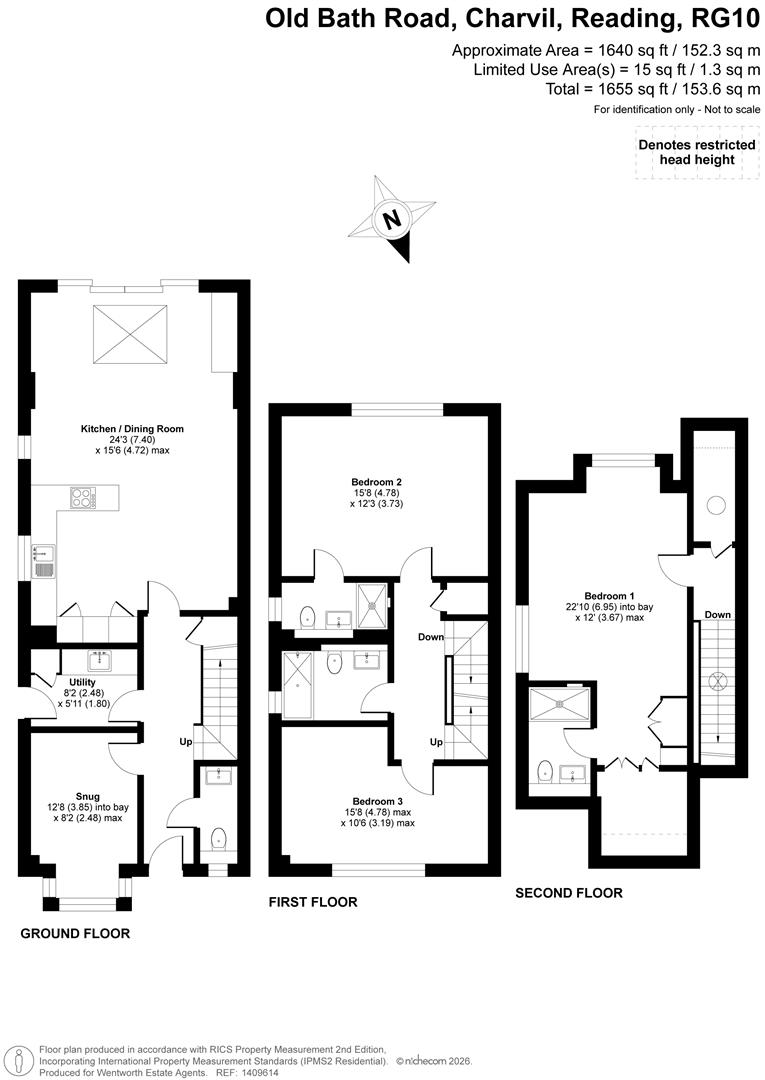 Floorplans For Old Bath Road, Charvil, Reading, Berkshire, RG10