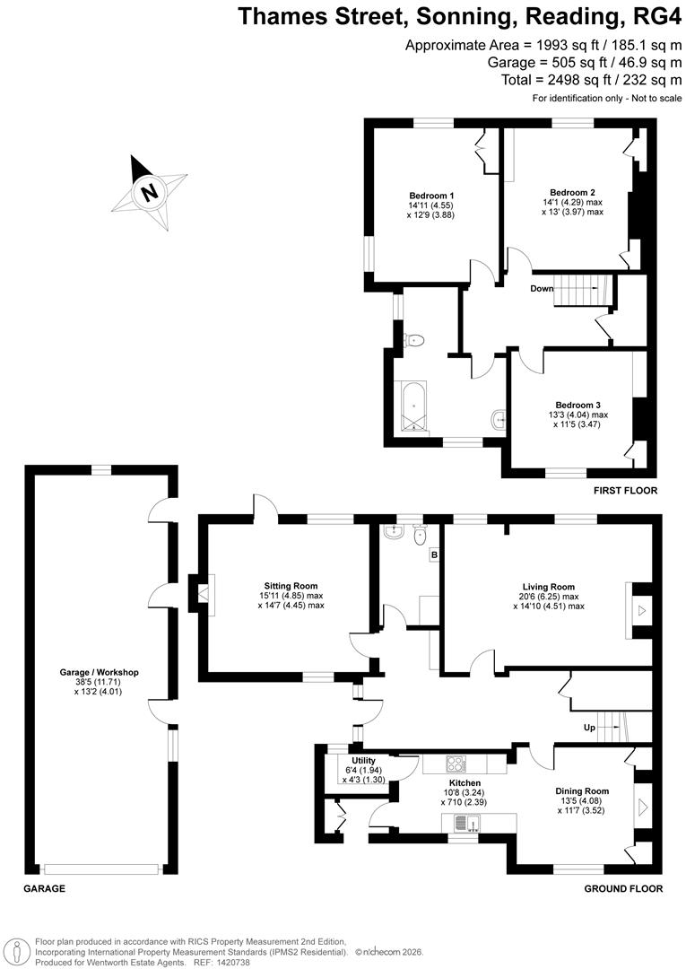 Floorplans For Thames Street, Sonning, Reading, Berkshire, RG4